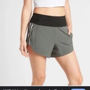 Athleta Gray and Black Athletic Shorts